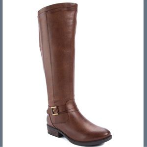 BareTraps Yvonna Wide Calf Brown Boots 8